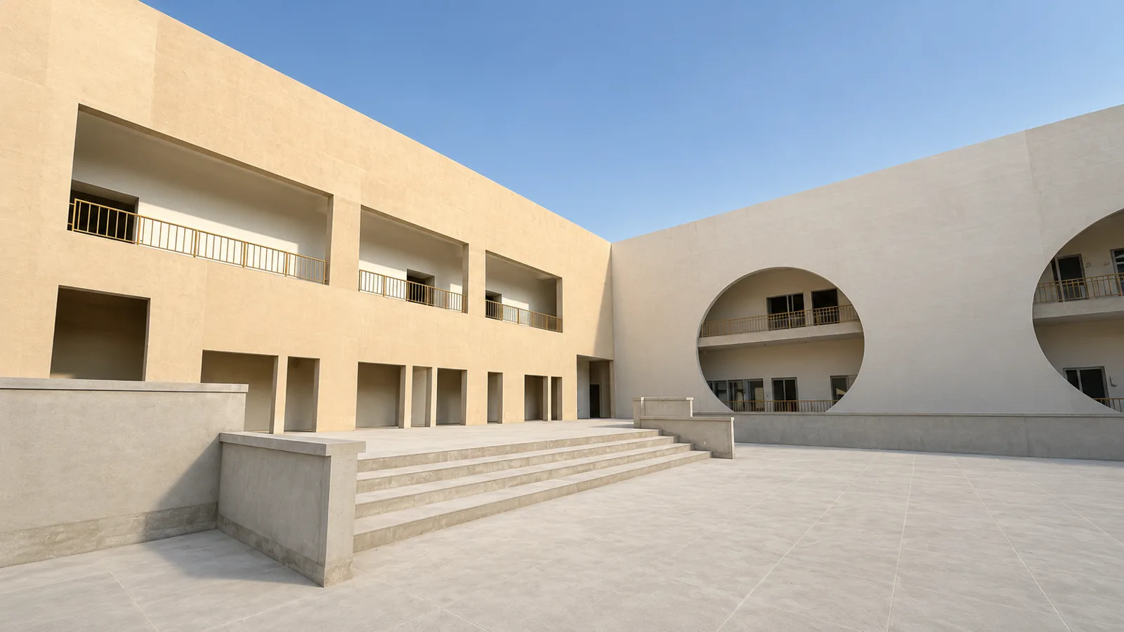 IIIT Raichur permanent campus courtyard