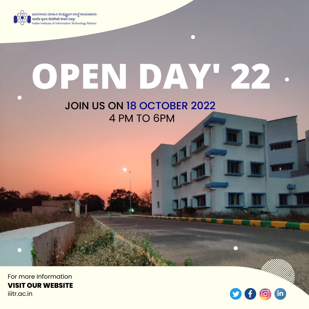 Open Day | News | IIIT Raichur