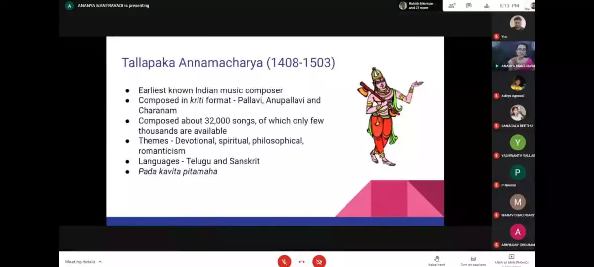 Intro Session on Carnatic Music — photo 4