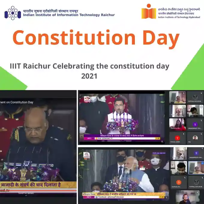 Constitution Day '21 | News | IIIT Raichur