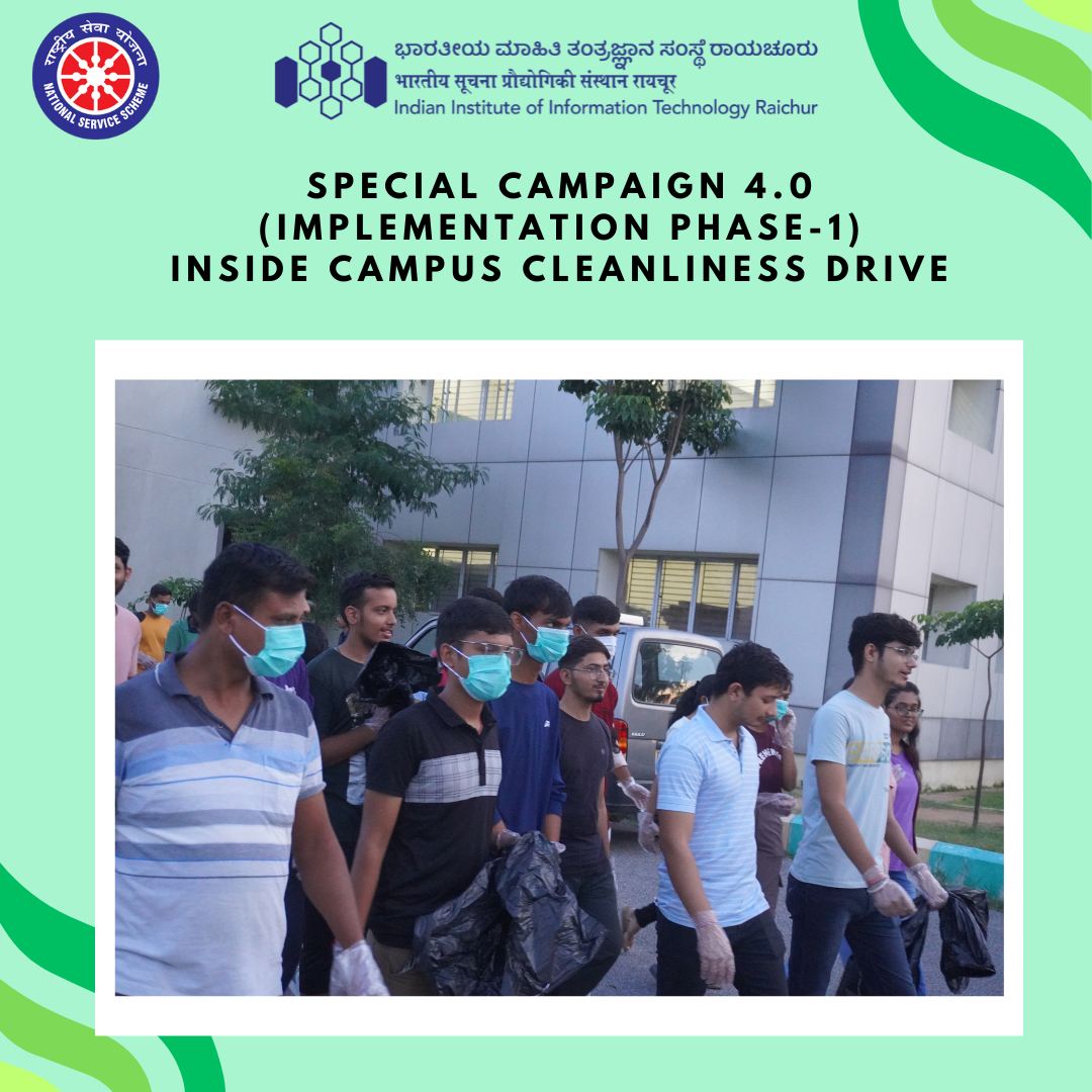 IIIT Raichur Supports Special Campaign4.0 — photo 1
