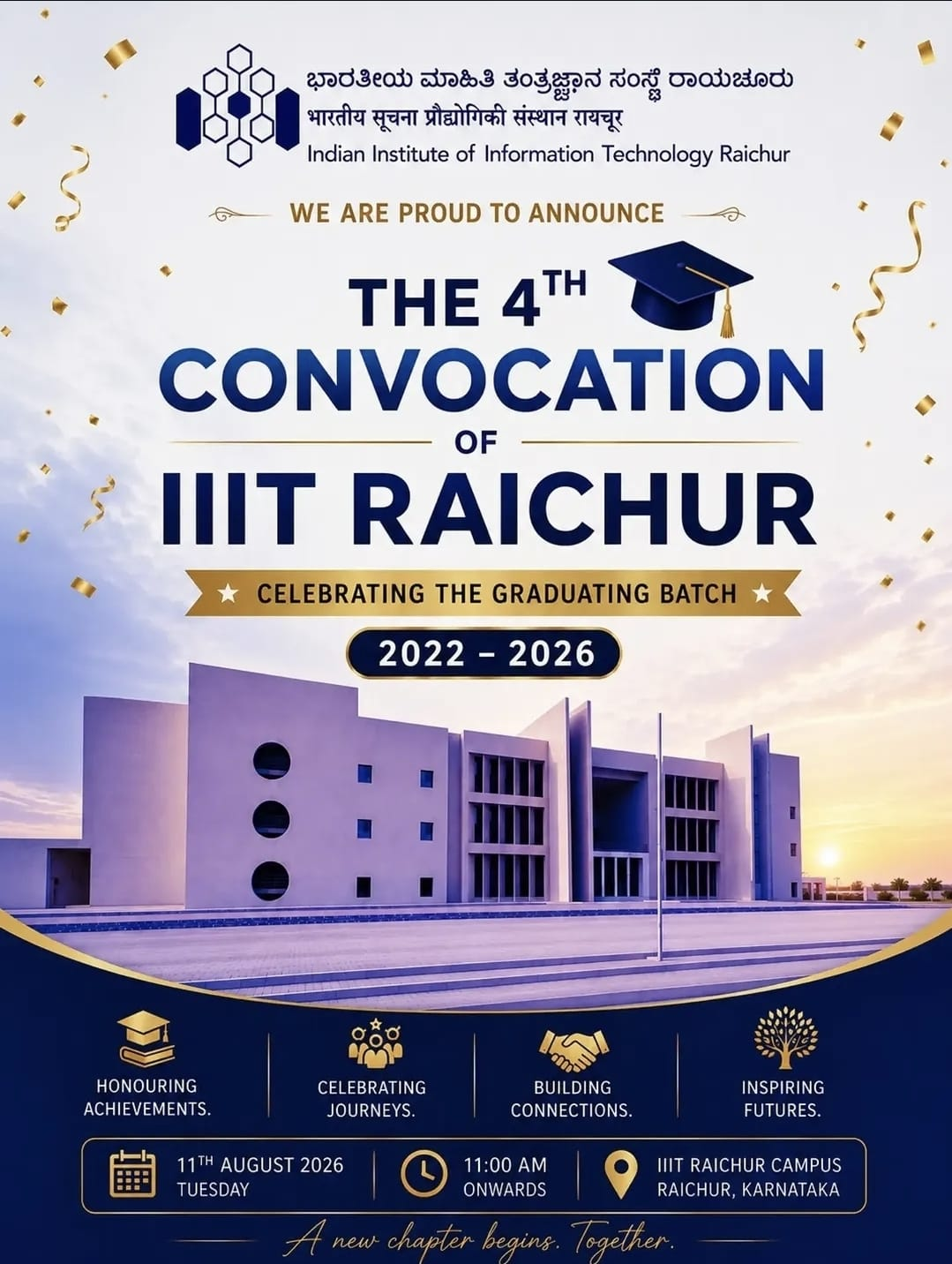 Save the date — 4th Convocation