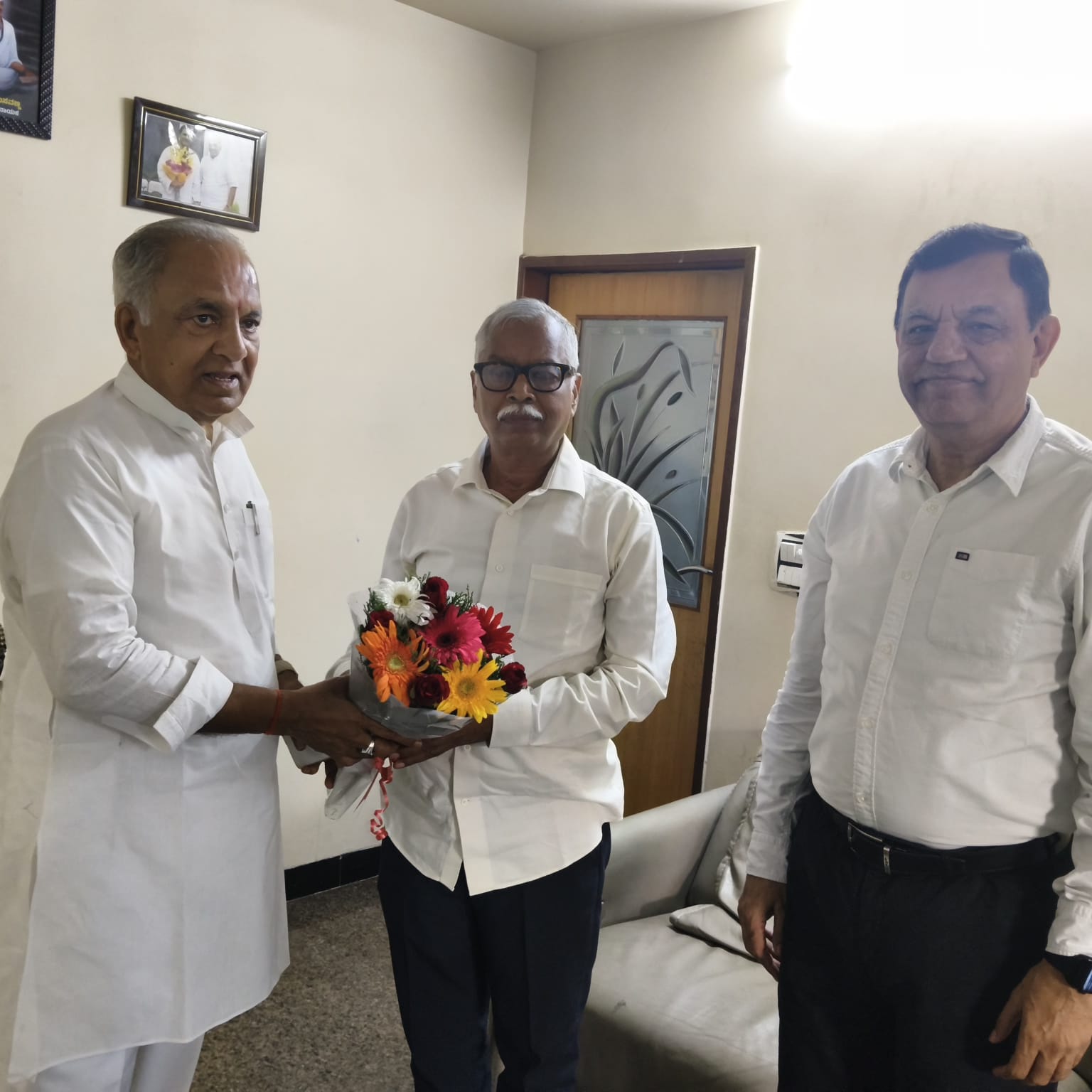 Meeting with Hon'ble Minister at Raichur